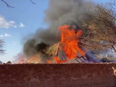 Daawo sawirada Galgaduud masjid la gubay kadib khilaf dhaxmaray culimada degaanka